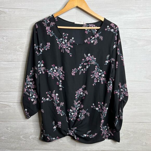 Pink Republic Tops - Pink Republic Floral Blouse Size XL